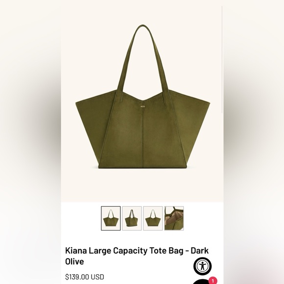 JW PEI Khaki Women's Tote Bag - Picture 3 of 3